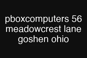 pboxcomputers 56 meadowcrest lane goshen ohio
